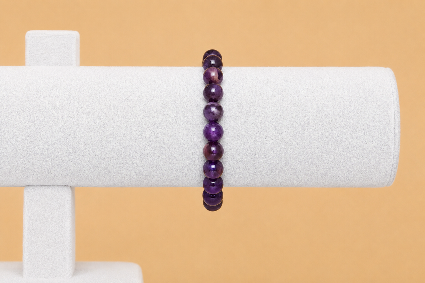 Amethyst Beaded Bracelet