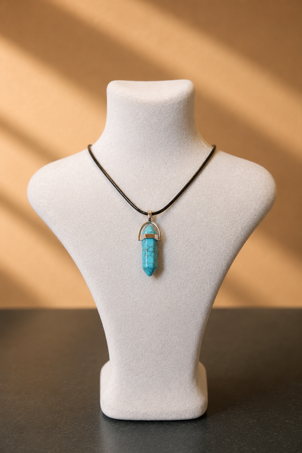 Turquoise Howlite Pendant