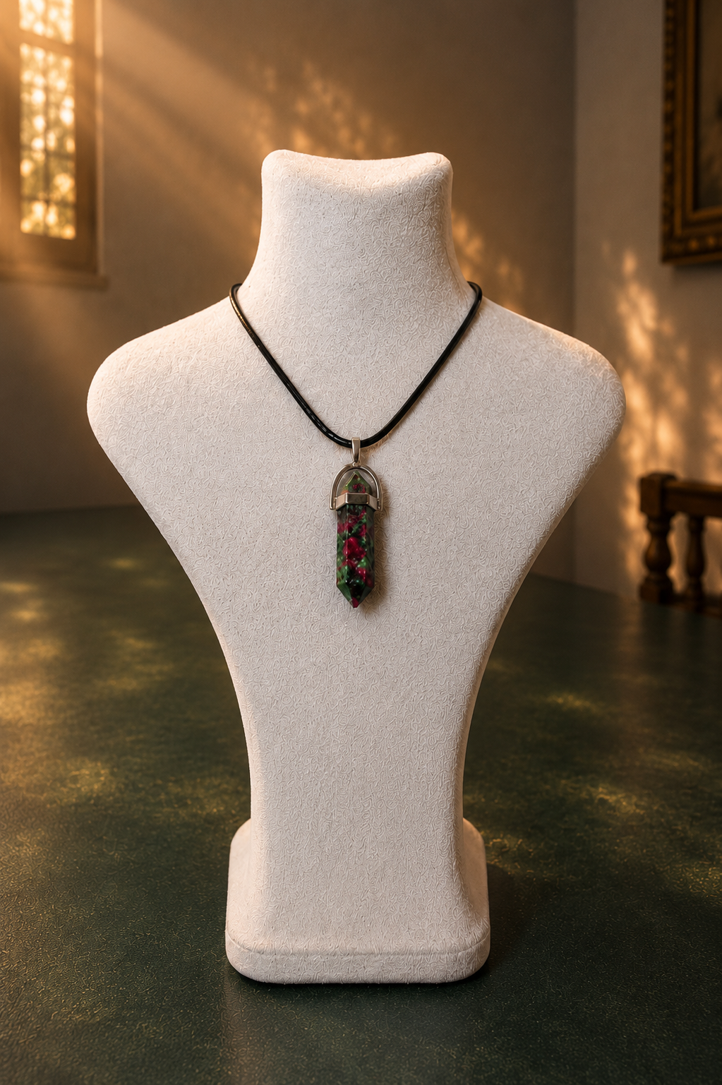 Green Agate Pendant